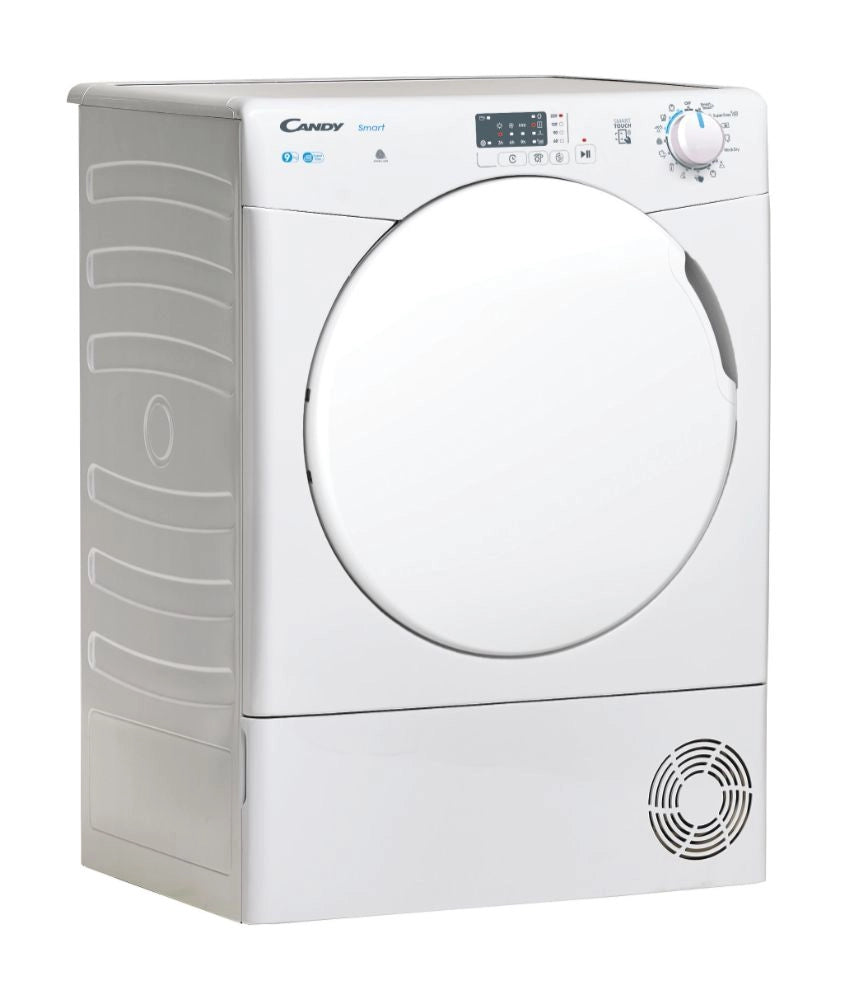 Asciugatrice a Condensazione Candy Smart CSE C9LF-S 9 Kg Classe G (A85×L59,6×P60,7) Bianco