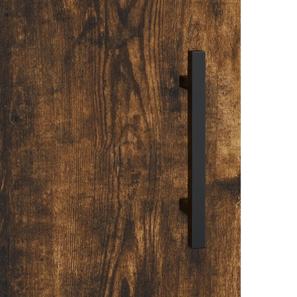 Credenza Rovere Fumo 34,5x34x180 cm in Legno Multistrato 3199390