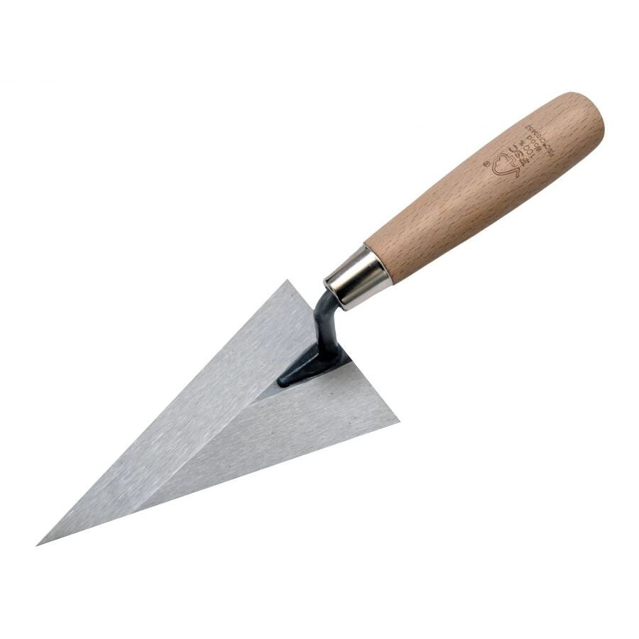 CAZZUOLINO PUNTA ACUTA 14CM MANICO LEGNO
