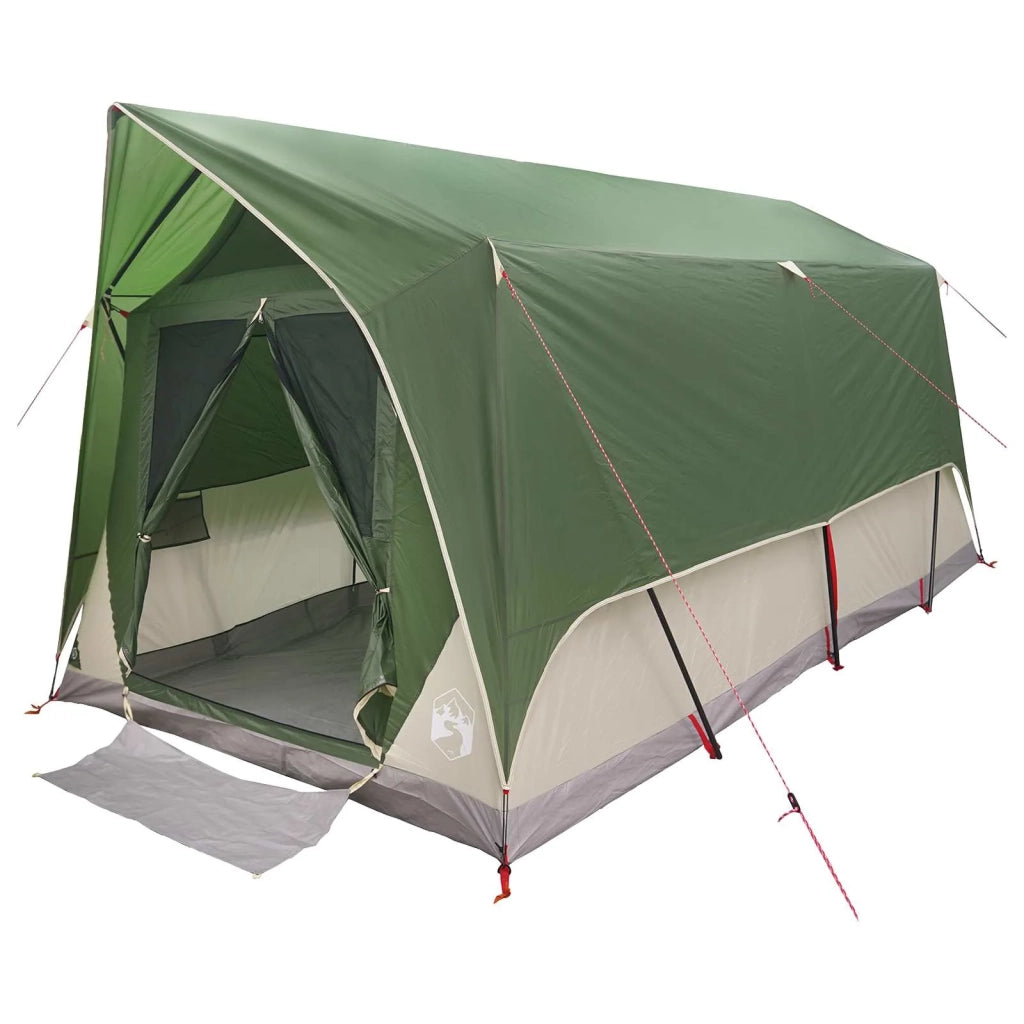 Tenda a tunnel con tetto Verde 8 persone Poliestere e Acciaio 42028657