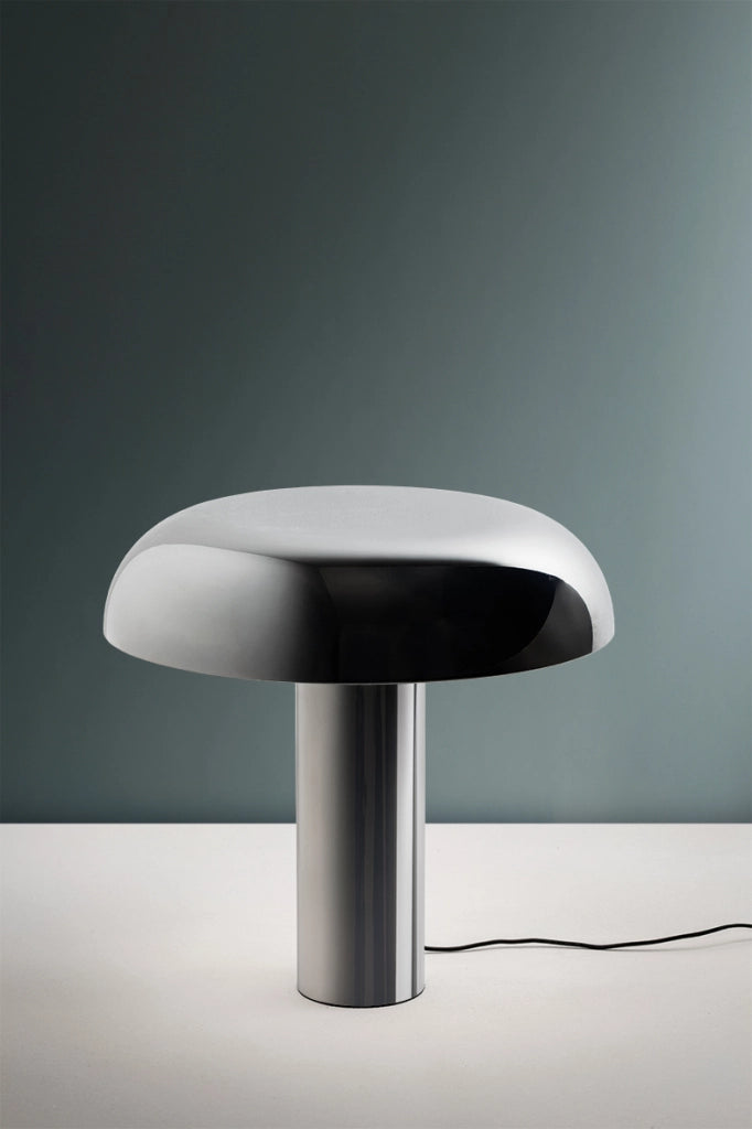 Lampada da Tavolo NOXA LED 16W Dimmerabile Touch 3000K Finitura Cromo - Illuminazione Elegante per Interni - Rossini Group
