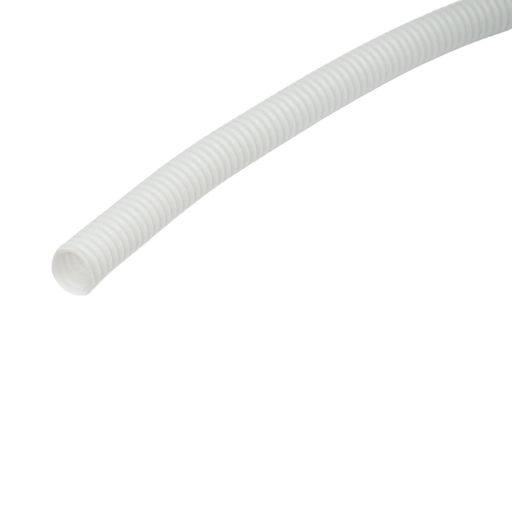 Tubo Corrugato 16mm Senza Tirafilo, polietilene HDPE 320N grigio 100m/rotolo