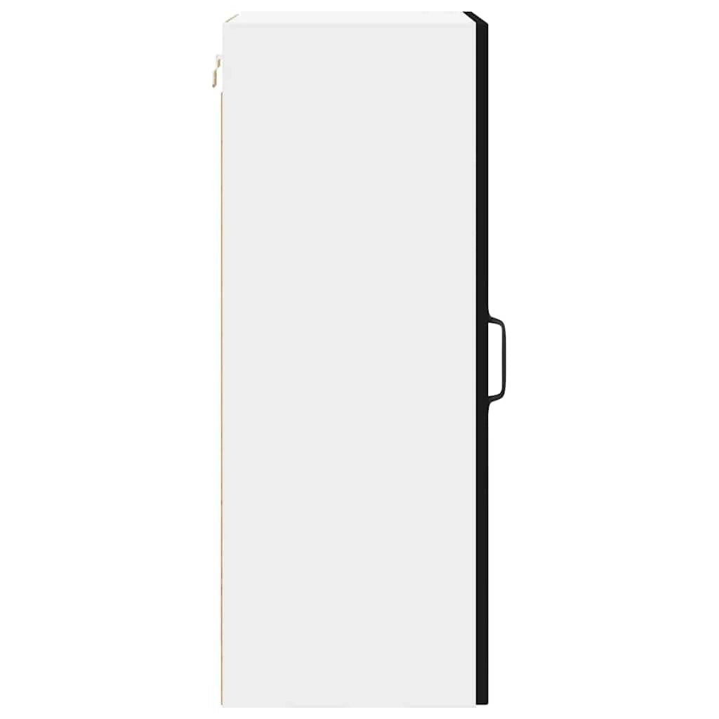 Mobile da cucina moderno con ampio spazio contenitivo 40 x 31 x 80 cm realizzato in legno composito nero 02_0053704