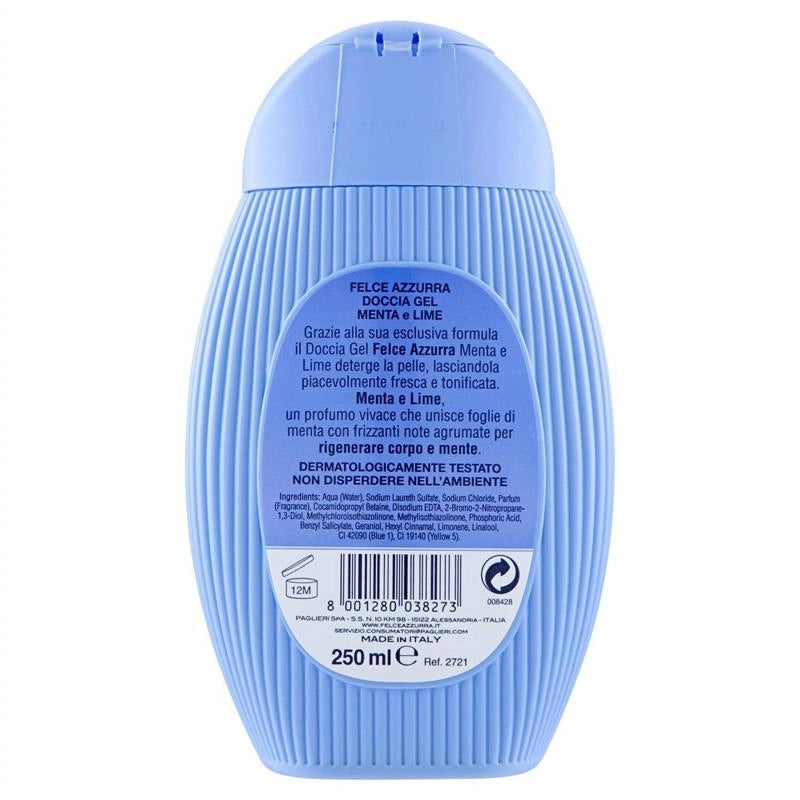 SET 3 FELCE AZZURRA DOCCIA  IN FORMATO DA 250ML ALLA MENTA E LIME