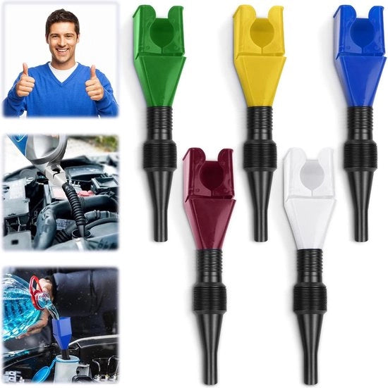 Treccia di combustibile 5 pezzi attrezzi di allentamento universali senza residui di grasso per auto, motocicletta, uso domestico e benzina.