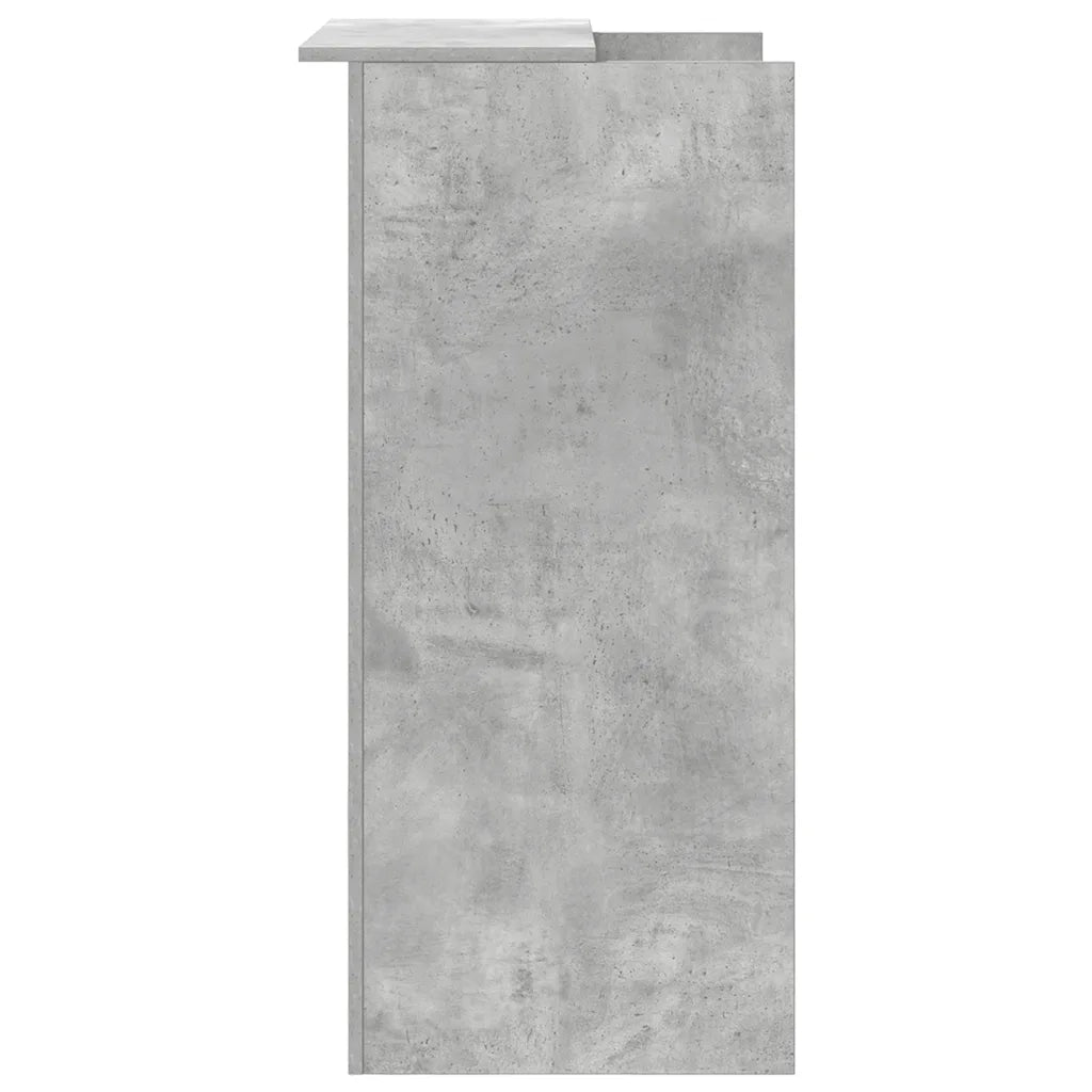 Banco Reception Grigio Cemento 55x50x103,5 cm Legno Multistrato 859018