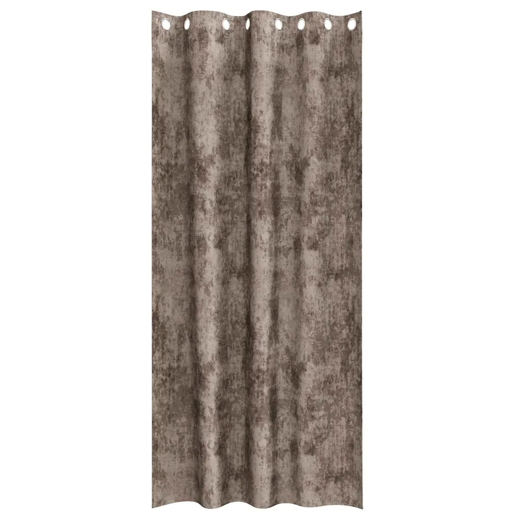Tende in Velluto 2 pz Cappuccino 225 x 140 cm Velluto 4107670