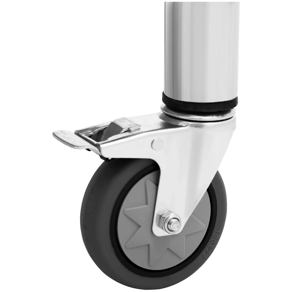 Tavolo da lavoro professionale da cucina Premium 60 x 60 cm 120 kg acciaio inox 14_0010021