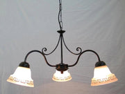 LAMPADARIO ATENA A 3 LUCI LANTERNA APPLIQUE LAMPIONE LAMPADE