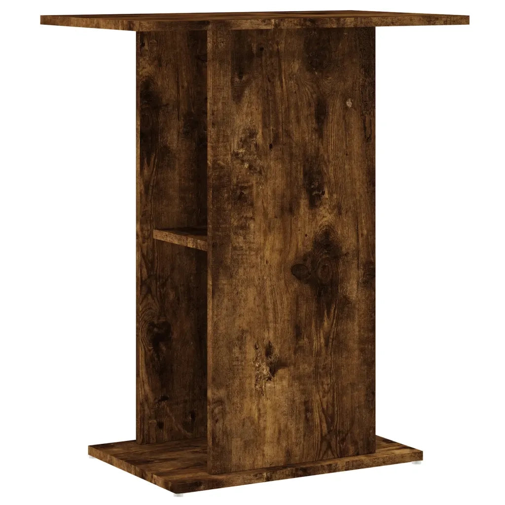 Supporto Acquario 60,5x36x72,5 cm Legno Multistrato Rovere Fumo