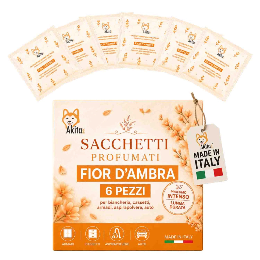 Akitaink 6 Sacchetti Profumati Fior d Ambra Armadi