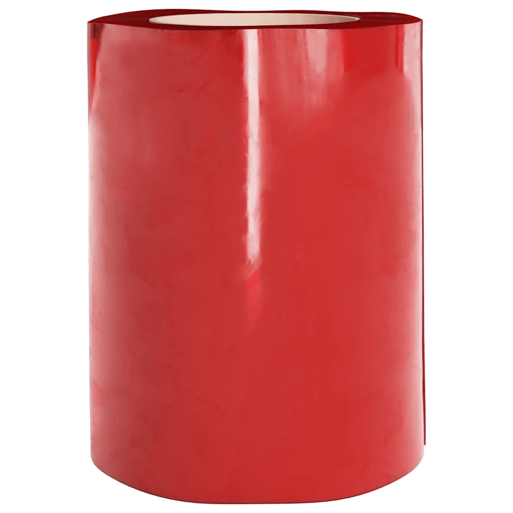 Tenda per Porte Rossa 300 mm x 2,6 mm 25 m in PVC 153869