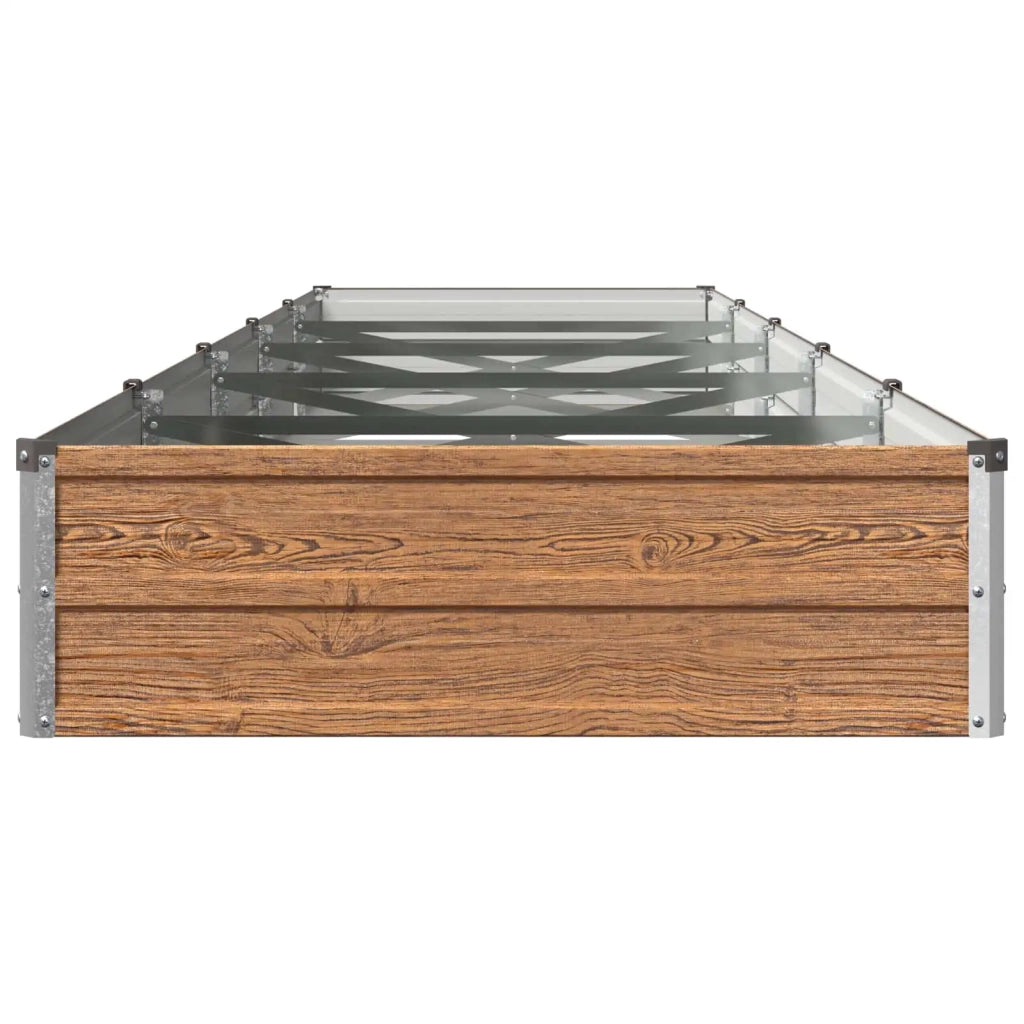 Letto rialzato da giardino Marrone legno 400 x 80 x 24 cm 8006504
