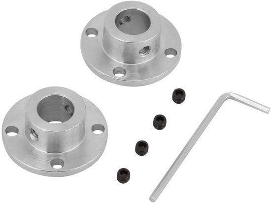 Flessi di Accoppiamento in Acciaio Galvanizzato - 12mm ID / 18mm OD - 2 Pezzi - Resistente alla Corrosione