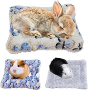 Set di tre pluche per piccoli animali domestici, caldo e soffice, 3 pezzi | Accessori per coniglio | Adatto per conigli, hamsters e gatti | Due dimensioni disponibili.