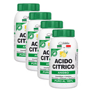 4X Acido Citrico Anidro 1kg Prodotto Ecologico