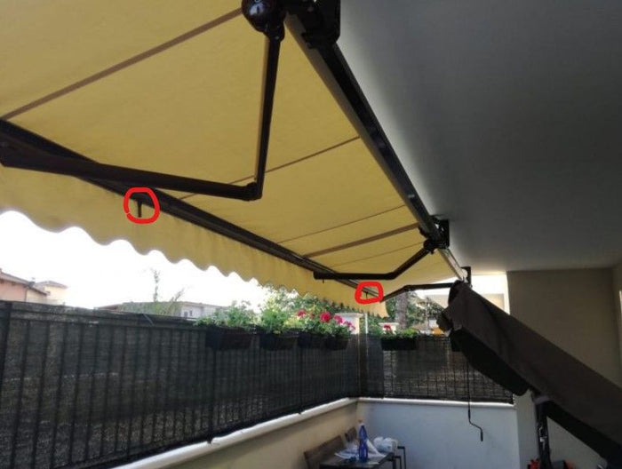 Piattina di chiusura per terminale tende modello 8000