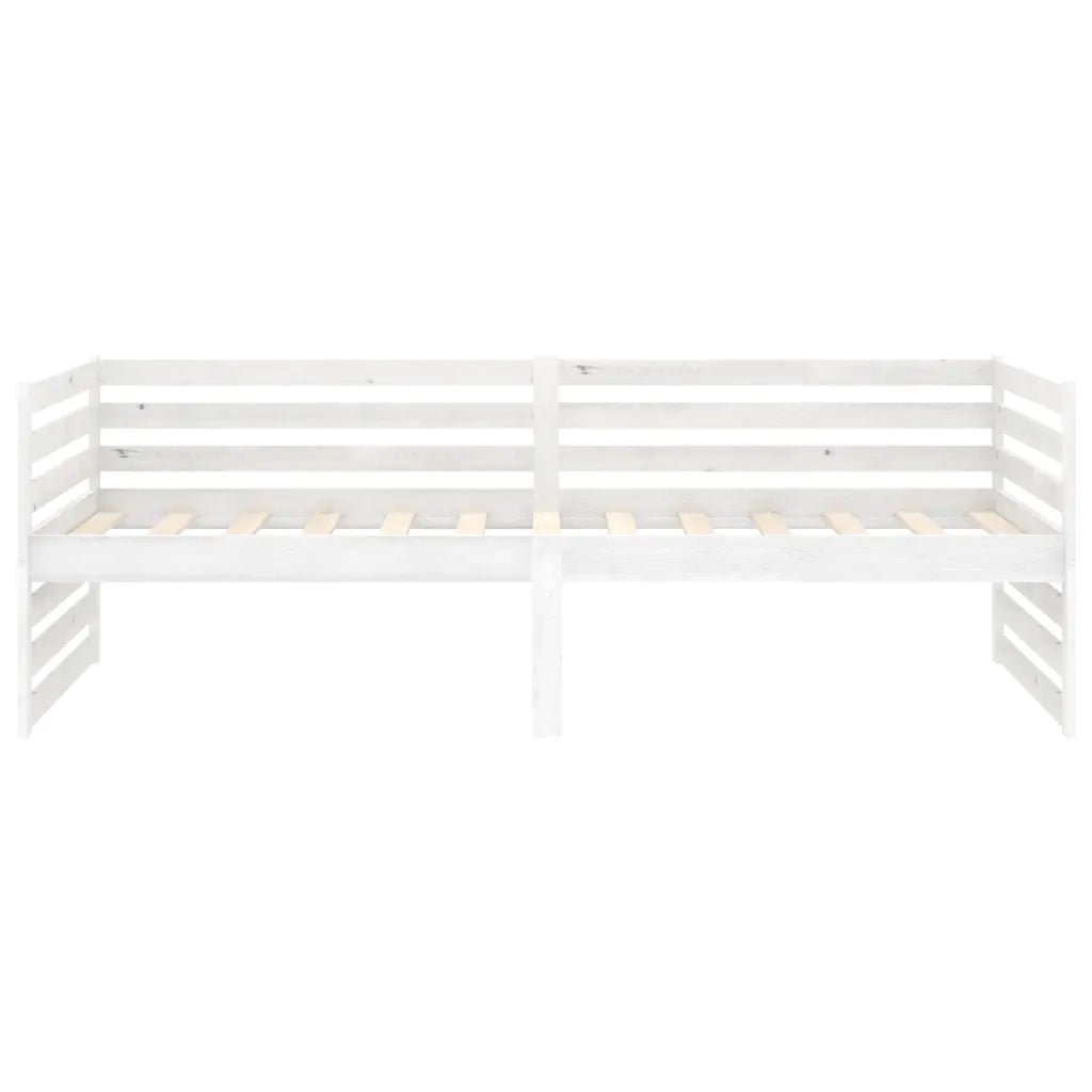 Dormeuse Bianca in Legno Massello di Pino 90x200 cm 806946