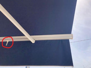 Piattina di chiusura per terminale tende modello 8000