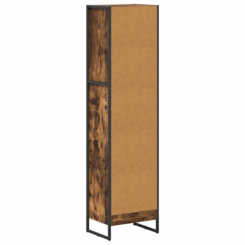 Armadio per Libri Quercia Fumosa 40 x 30 x 155 cm
