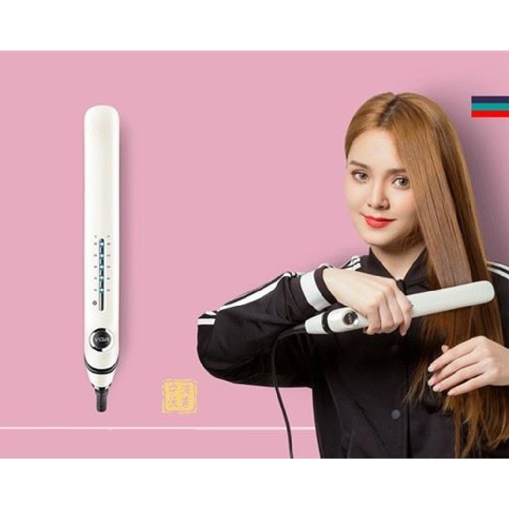 Trade Shop - Piastra Capelli Lisci Professionale 47w Rivestito In Ceramica Display Lcd V-566 -