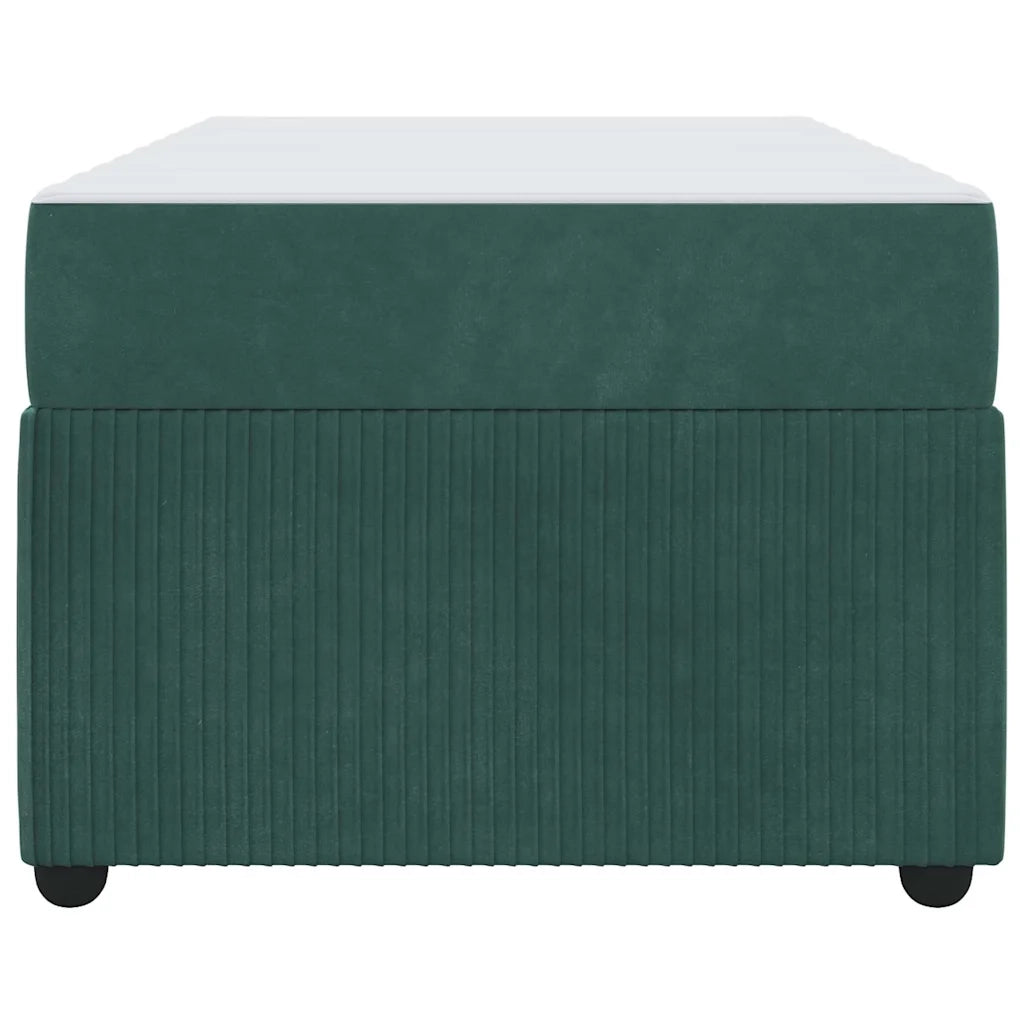 Struttura del letto Verde Scuro 90 x 200 cm Tessuto 3398350