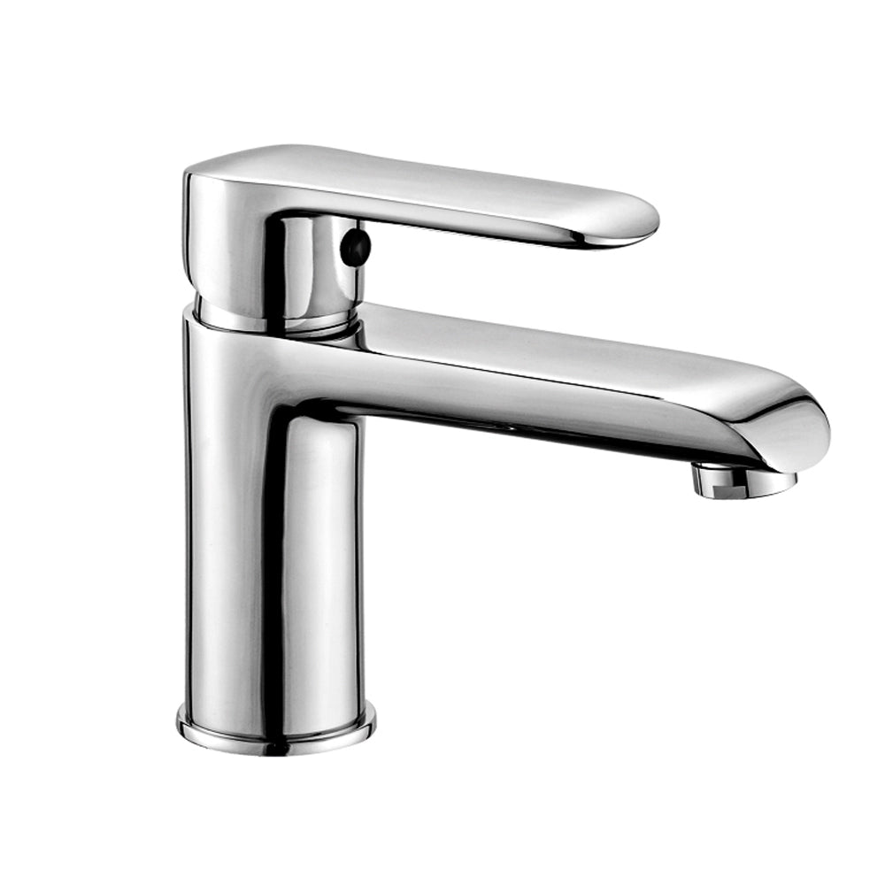 Coppia di miscelatore rubinetto bidet e miscelatore lavabo linea america cromata