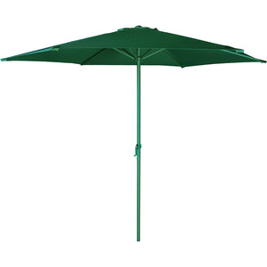 Ombrellone Giardino 3 Metri Full Verde Rotondo con Palo Centrale per Esterni