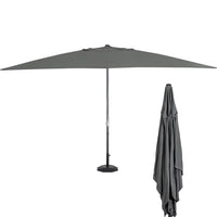 Ombrellone Giardino 3 Metri Grigio Rotondo con Palo Centrale per Esterni