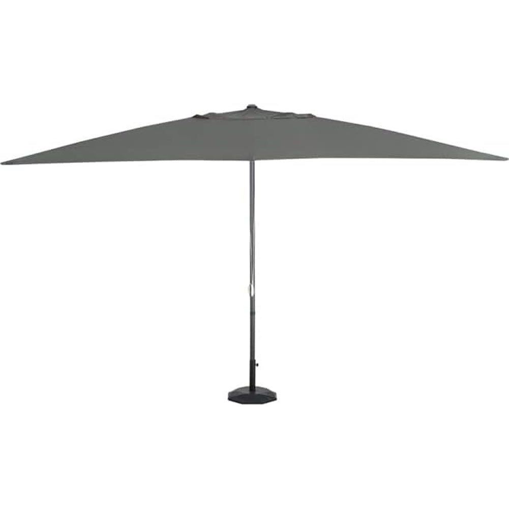 Ombrellone Giardino 3 Metri Grigio Rotondo con Palo Centrale per Esterni