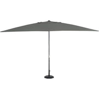 Ombrellone Giardino 3 Metri Grigio Rotondo con Palo Centrale per Esterni