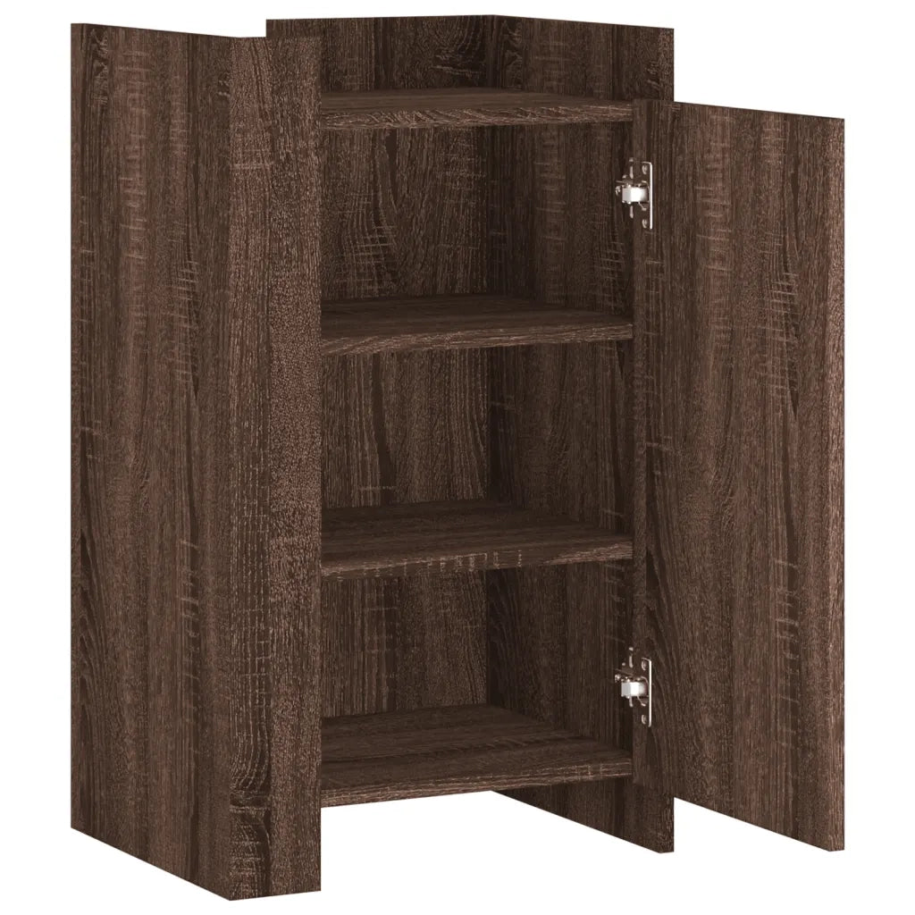 Credenza Rovere Marrone 45x35x75 cm in Legno Multistrato 848401