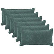 Cuscino con cuscino HOUTEN 6 pz Blu mare Fleece in microfibra 933653