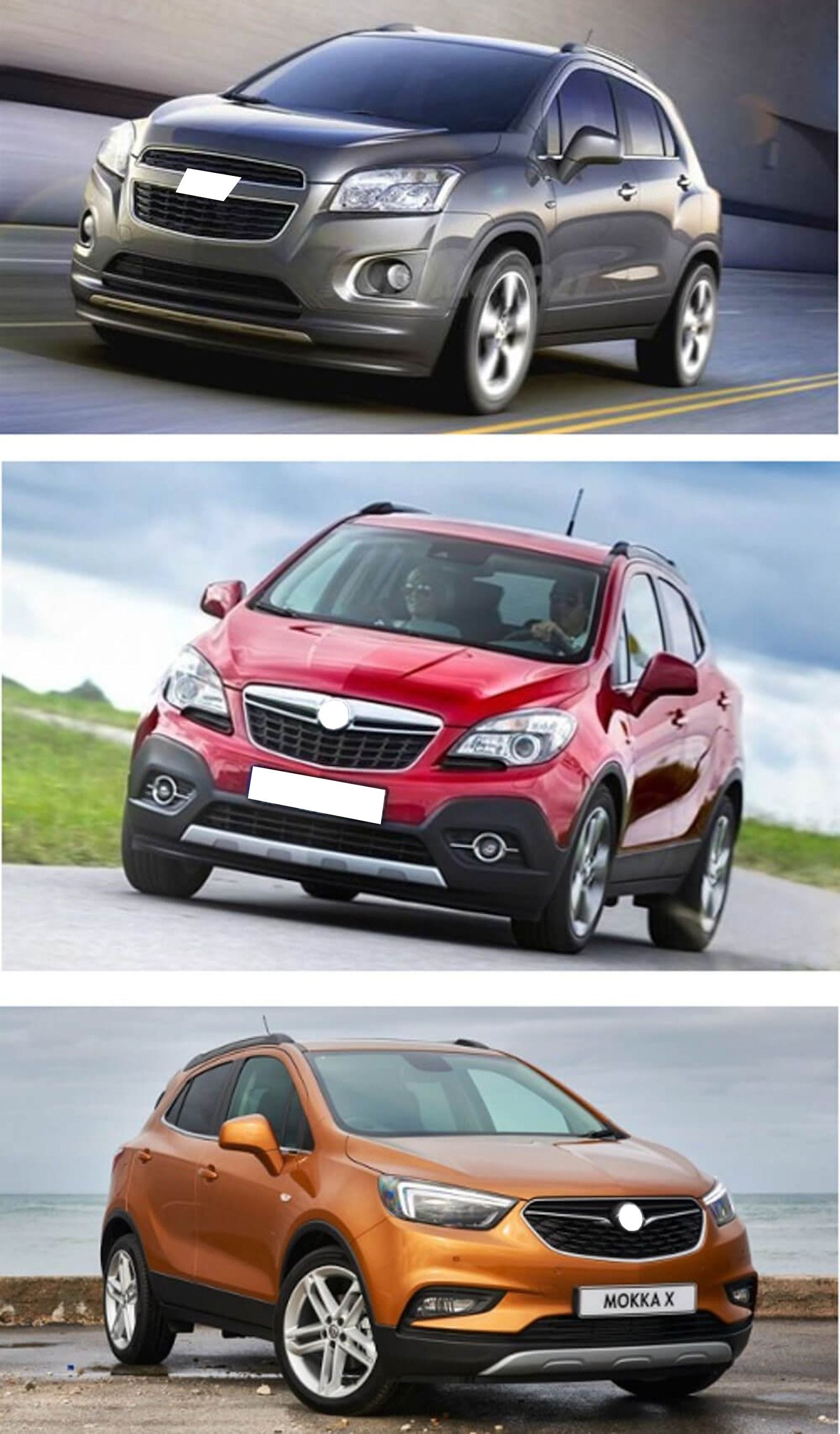 SPRINT03410 , Opel Mokka dal 2012-2016 , Mokka X dal 2016- , Chevrolet Trax dal 2013- , (2 Fix OP)