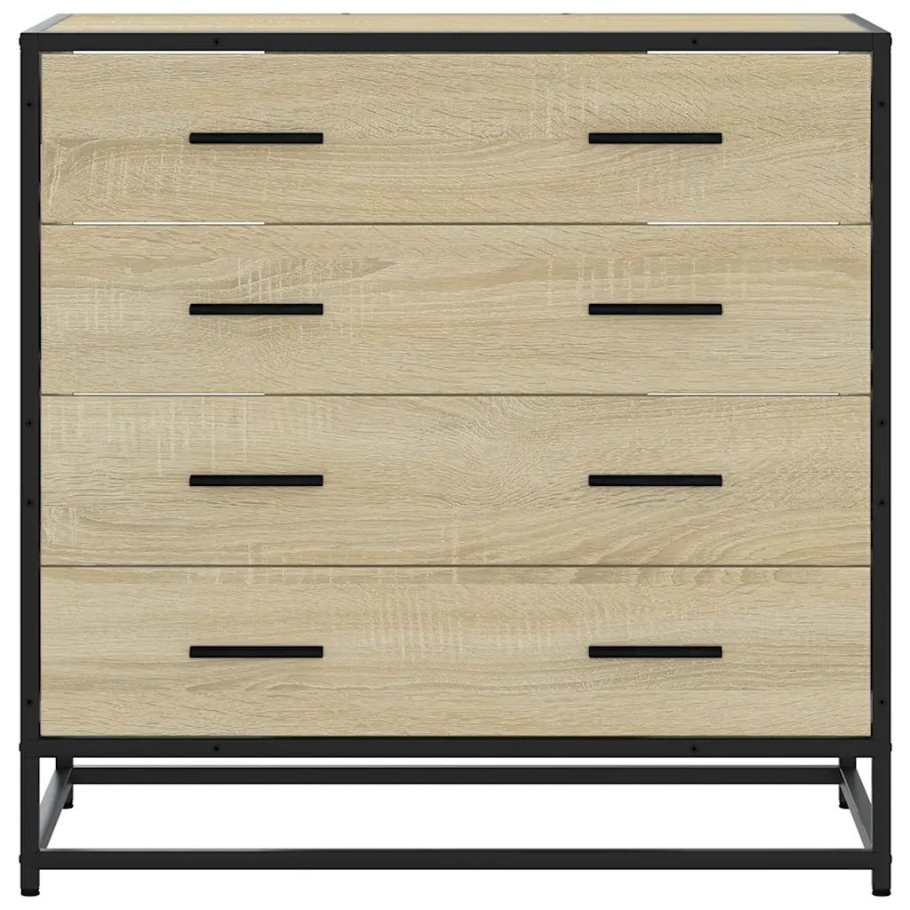 Cassettiera Rovere Sonoma 70x41x70 cm in Legno Multistrato 849080