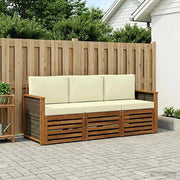 Set divani 3 pz Legno di Acacia Massello 3383956