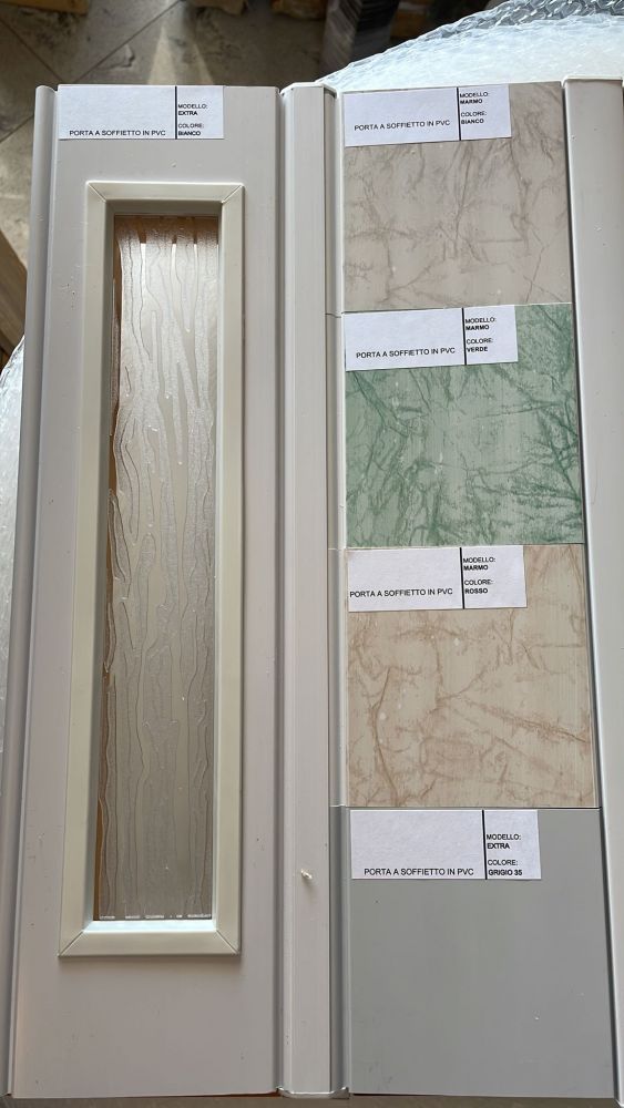 Kit Campionatura e Cartella Colori Porte a Soffietto in Pvc