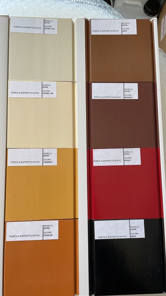 Kit Campionatura e Cartella Colori Porte a Soffietto in Pvc