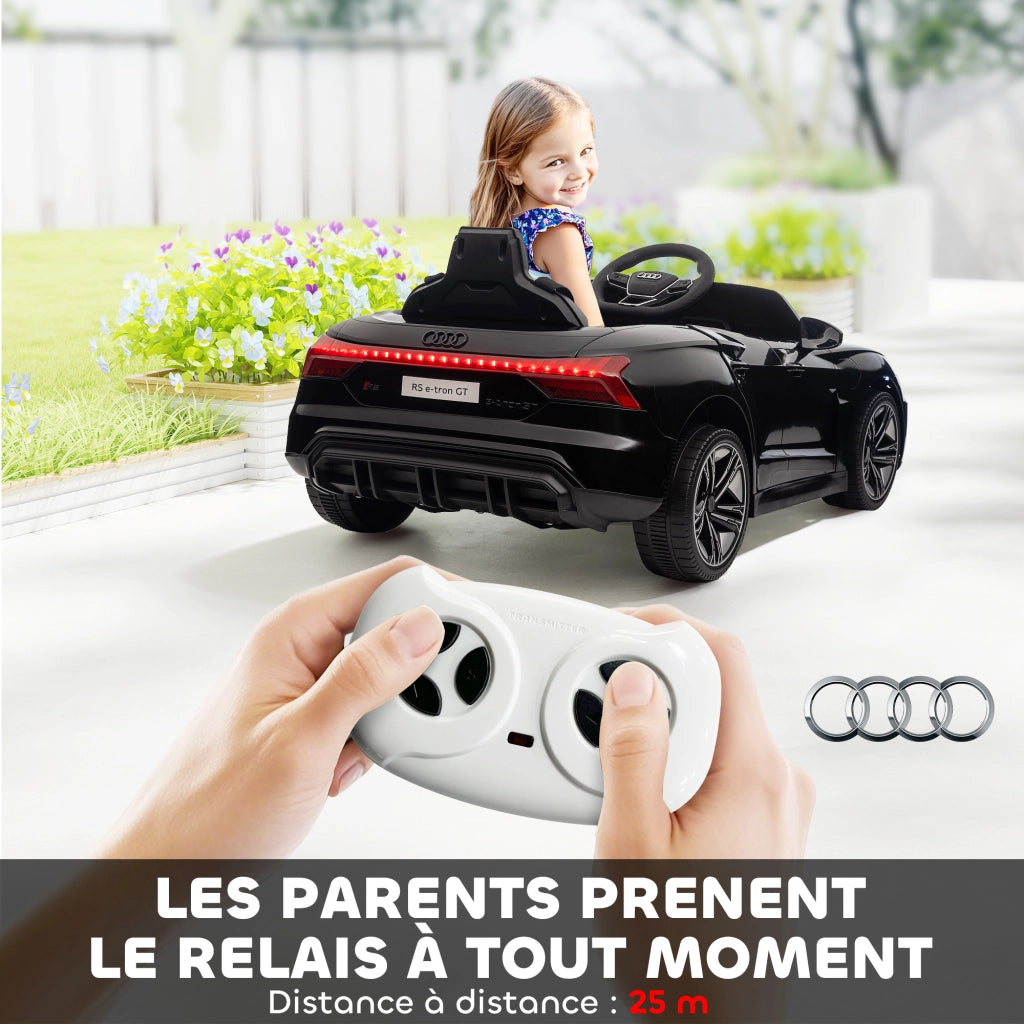 Auto elettrica Audi RS E-tron GT ¨C Xylo ¨C 12V nero con telecomando