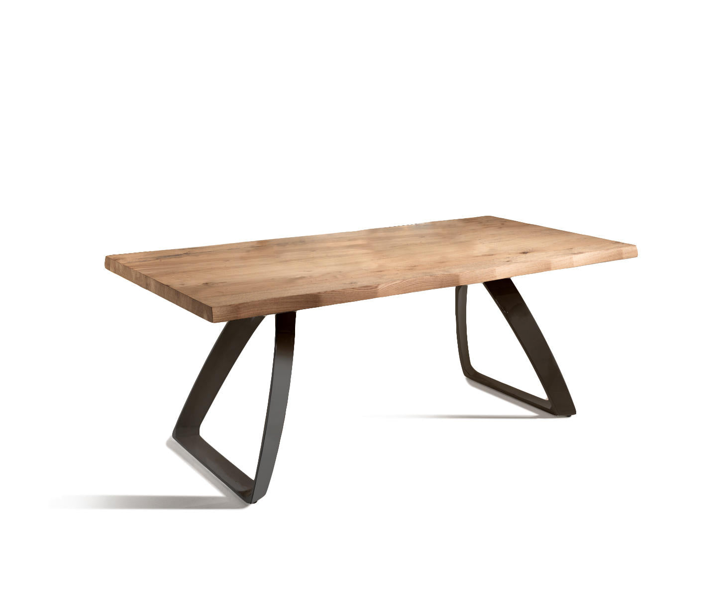 Tavolo Fisso 200x100x76 cm In Rovere  Bridge  Naturale