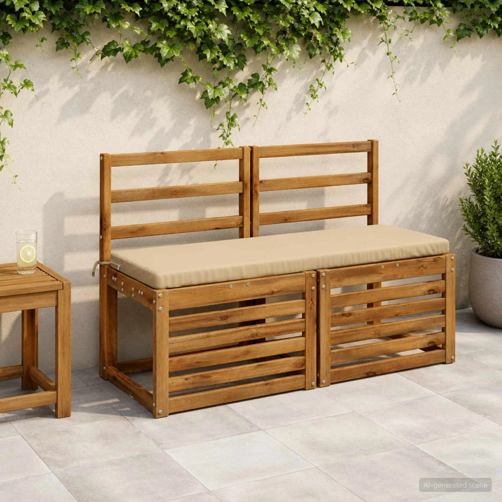 Cuscino per panchina SOEST 100% Poliestere Beige 948874