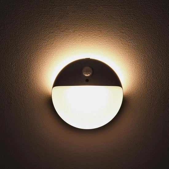 Set di 2 luci a stick-on con sensore di movimento - lampada notturna portatile per bagno, cameretta, camera da letto