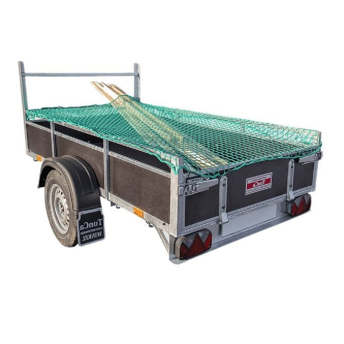 Rete di Sicurezza Rimorchio Auto 150x220 cm Elastica con Borsa Trasporto Inclusa