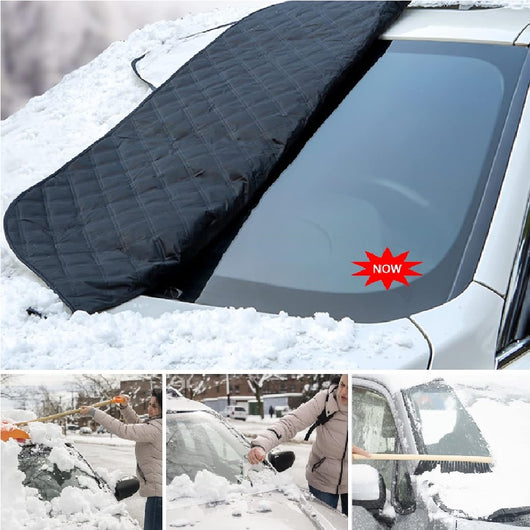 Protezione Termica Parabrezza e Specchietti Auto 145x100cm Anti Gelo Anti UV con Custodia