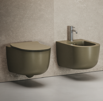 Vaso sospeso - Futura-Hatria Colori Hatria Sanitari: Selva Opaco