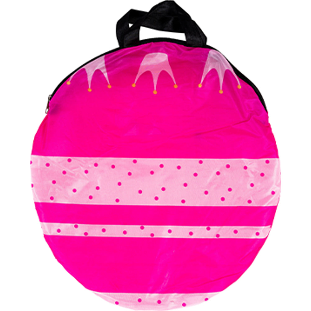 Tenda per Bambini Salvaspazio con Borsa Trasporto Gioco Rosa Interno e Esterno