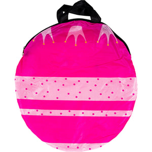 Tenda per Bambini Salvaspazio con Borsa Trasporto Gioco Rosa Interno e Esterno