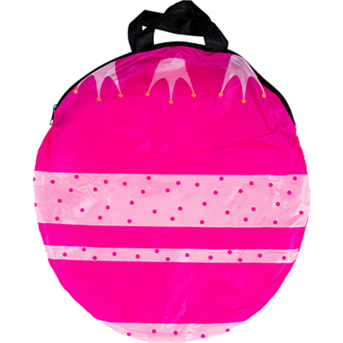 Tenda per Bambini Salvaspazio con Borsa Trasporto Gioco Rosa Interno e Esterno