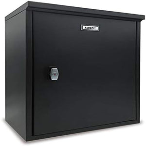 ALUBOX EASYBOX Cassetta Per Pacchi Corriere In Lamiera Zincata 59X43,5X34 Cm Cassetta Postale Pacchi Di Grandi Dimensioni