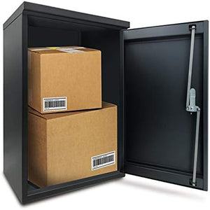 ALUBOX EASYBOX Cassetta Per Pacchi Corriere In Lamiera Zincata 59X43,5X34 Cm Cassetta Postale Pacchi Di Grandi Dimensioni